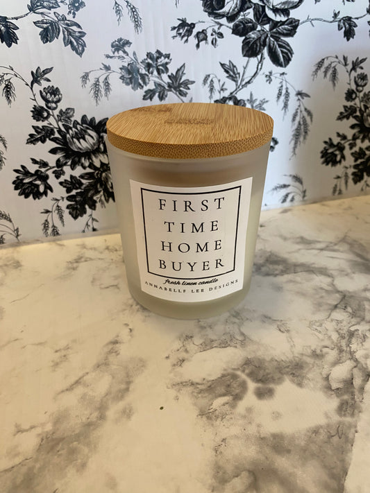 First Time Home Buyer Candle